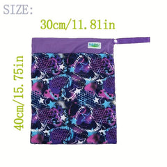 Spliced Diaper Bag with Changing Pad - Wet/Dry Separation