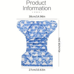Adjustable Washable Reusable Cloth Diaper for Baby Girls and Boys