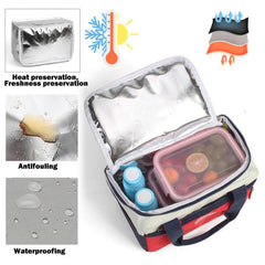 Insulated Lunch Bag for Women Men Reusable Leakproof Cooler Tote Bag