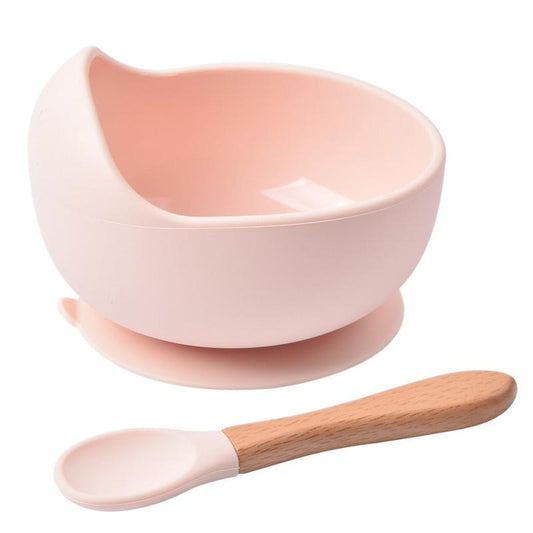 Baby Silicone Bowls With Suction Toddler Bowls And Spoons Set