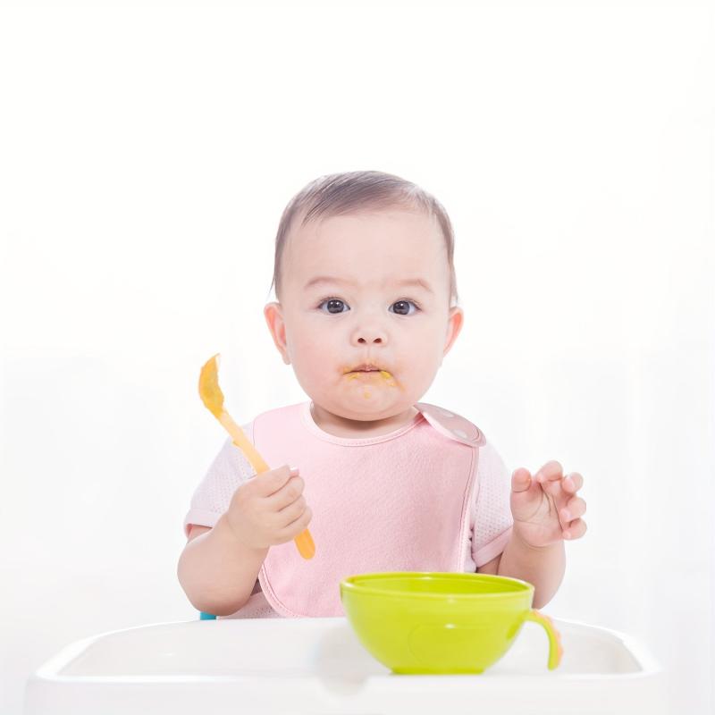 5pcs Organic Cotton Baby Bibs Adjustable Machine Washable