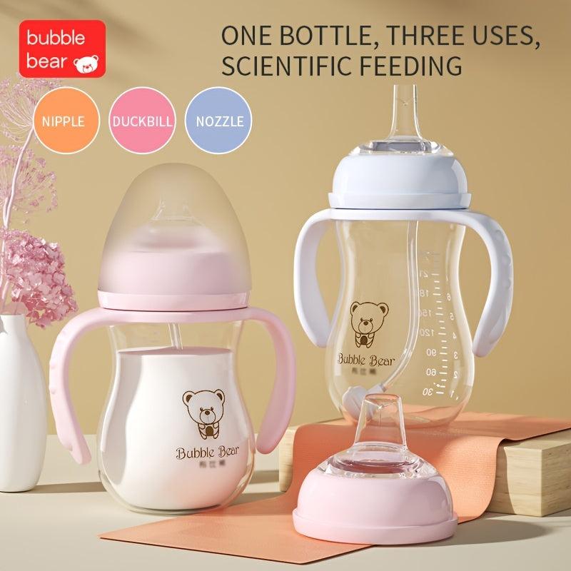Baby Feeding Bottle Plastic Anti-fall Wide Bore Anti-flatulence Milk Bottle