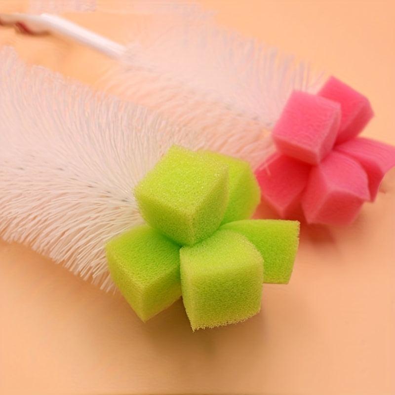 Baby Bottle Brush Sponge Head Bottle Brush Cup Brush Nylon Cleaning Brush