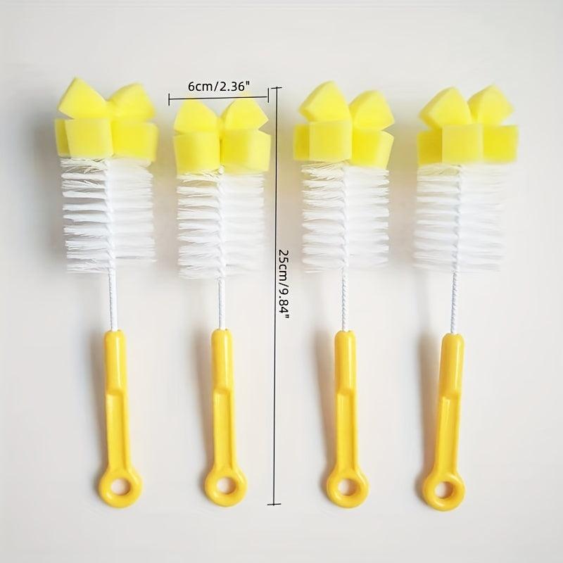 Baby Bottle Brush Sponge Head Bottle Brush Cup Brush Nylon Cleaning Brush