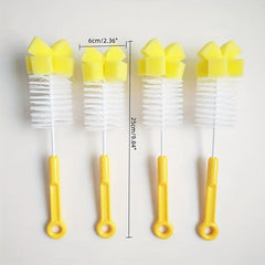 Baby Bottle Brush Sponge Head Bottle Brush Cup Brush Nylon Cleaning Brush