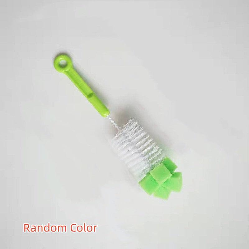 Baby Bottle Brush Sponge Head Bottle Brush Cup Brush Nylon Cleaning Brush