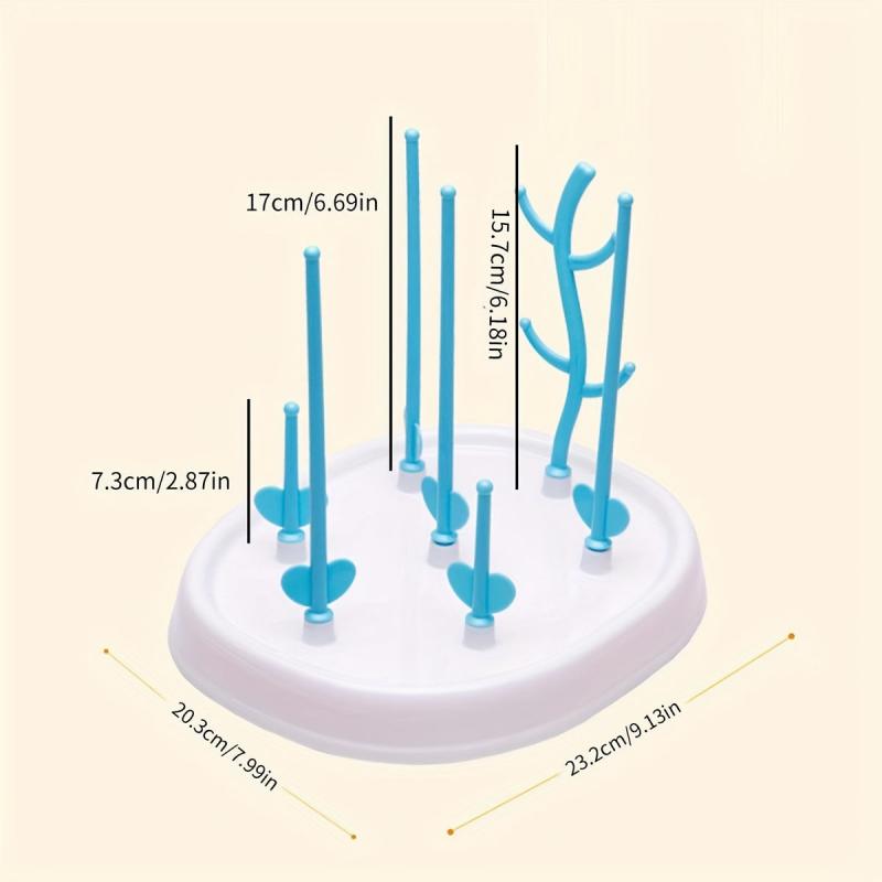 1pc Bottle Drying & Storage Rack