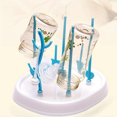 1pc Bottle Drying & Storage Rack