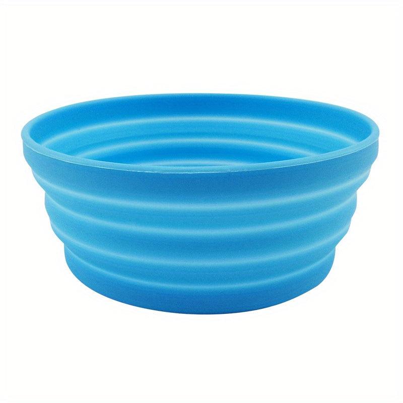Portable Silicone Bowl for Travel High Temp Resistant Picnic Camping Lunch Box