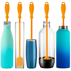 Silicone Bottle Brush 31.75 cm Water Bottle Cleaning Brush