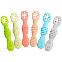 6 Pcs Baby Licking Spoon Set for Feeding Training