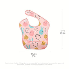 Waterproof Baby Feeding Bibs Set of 5 Washable Odor Resistant