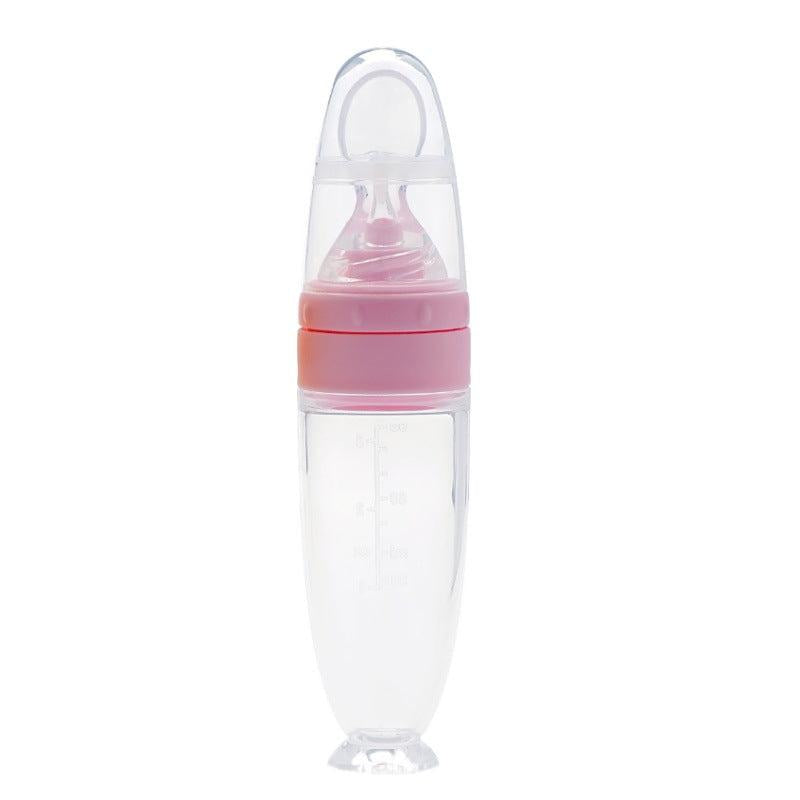 Silicone Baby Food Feeder Spoon - Infant Food Dispensing