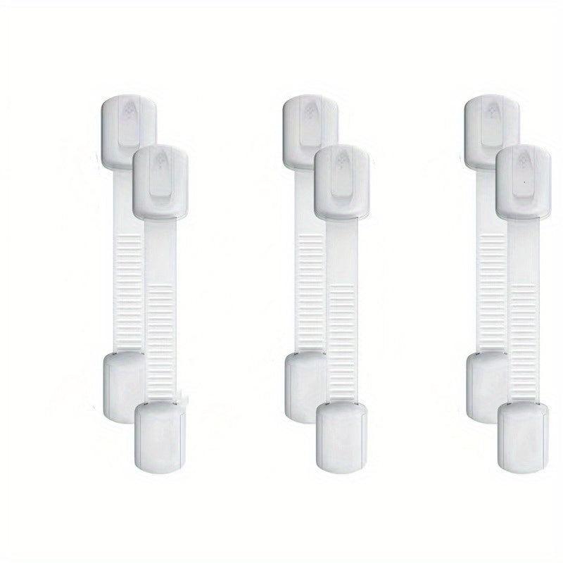 Child Safety Cabinet Locks 6pcs Baby Proofing Latches Adjustable