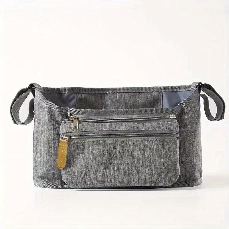 Stroller Organizer Insulated Cup Holder Phone Bag Adjustable Velcro