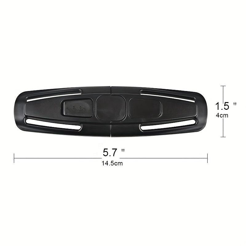 2pcs Car Baby Safety Seat Strap Belt Harness Chest Clip Buckle Latch
