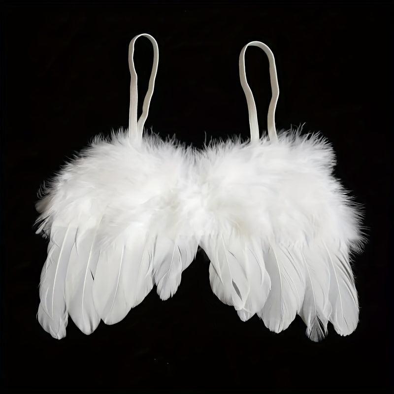 Newborn Angel Feather Wings Photo Props Set