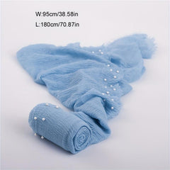 3 Months Baby Pearl Wrap Cloth Photography Props