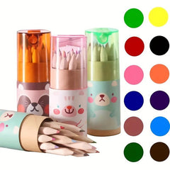 Cartoon Bear Children's Drawing Pencil Art Tool Gift Random