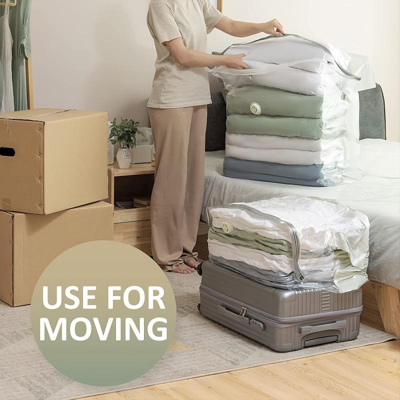 Extra Large 3D Vacuum Storage Bags Up 80% Space