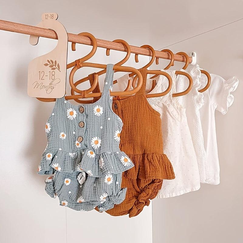 Wooden Baby Closet Size Dividers, 7 Pcs