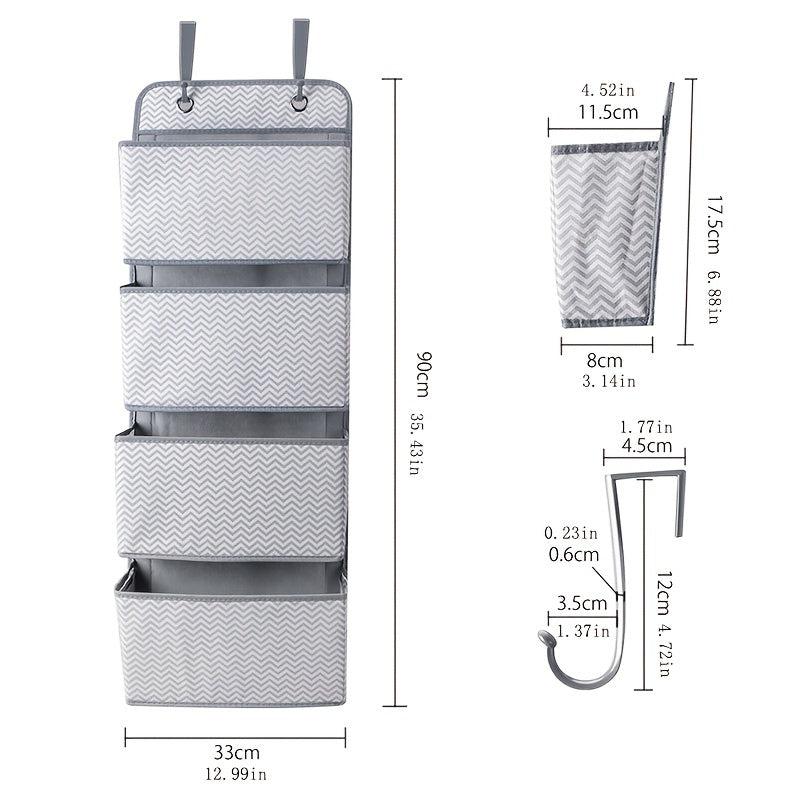 Creative Non Woven Layer Door Rear Storage Hanging Bag