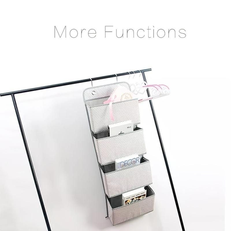 Creative Non Woven Layer Door Rear Storage Hanging Bag