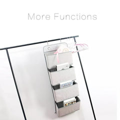 Creative Non Woven Layer Door Rear Storage Hanging Bag