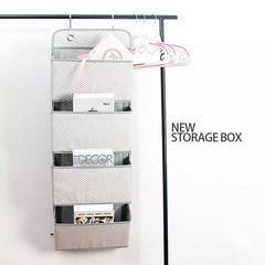 Creative Non Woven Layer Door Rear Storage Hanging Bag