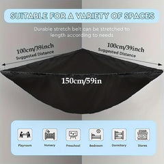 2 Pcs Toy Storage Hammock Organizer Hanging For Nursery Play Room Kids Bedroom