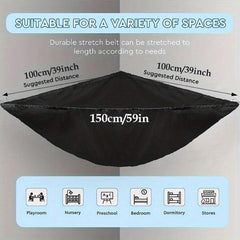 2 Pcs Toy Storage Hammock Organizer Hanging For Nursery Play Room Kids Bedroom