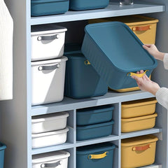 Kids Toy Storage Box with Cover and Handle - 14.05 Inches Tall