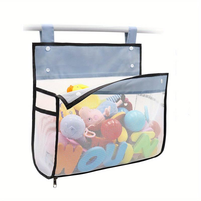 Baby Bath Toys Organizer Hanging Storage Bag with Bottom Zipper
