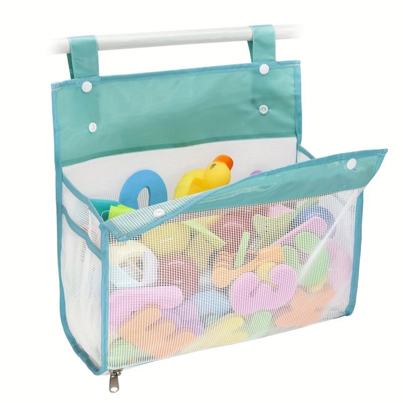 Baby Bath Toys Organizer Hanging Storage Bag with Bottom Zipper