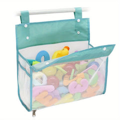 Baby Bath Toys Organizer Hanging Storage Bag with Bottom Zipper