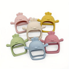 Silicone Baby Teether Toys 3 Months BPA Anti Drop Mittens Teething Toys