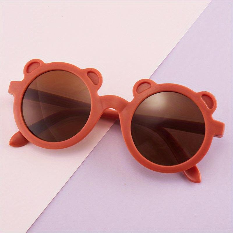 Bear Kids Sunglasses Anti UV Baby Glasses