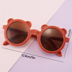 Bear Kids Sunglasses Anti UV Baby Glasses