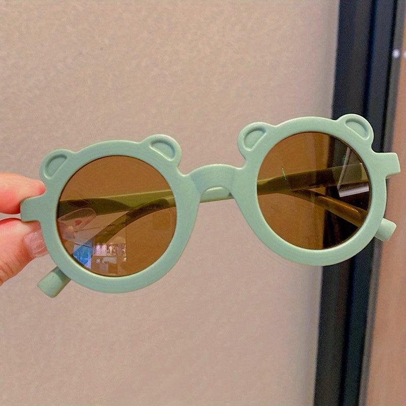 Bear Kids Sunglasses Anti UV Baby Glasses
