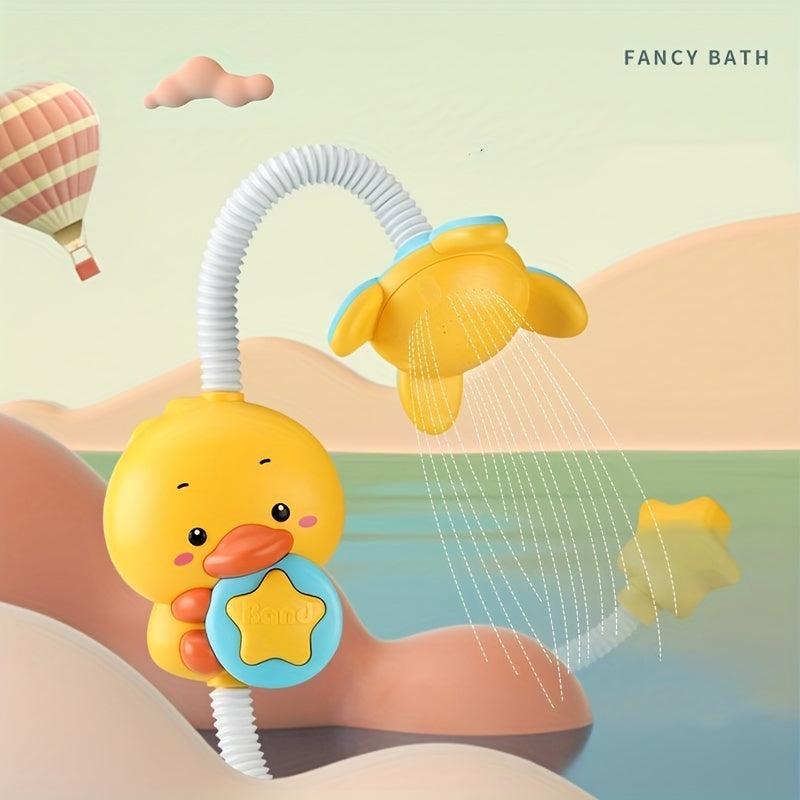 Bath Toy Water Pump & Shower Sprinkler for Toddlers