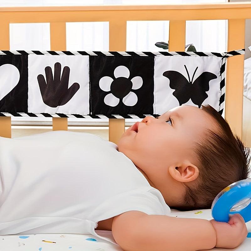 Colorful Baby Bed Cloth Book for Visual Training