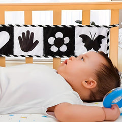 Colorful Baby Bed Cloth Book for Visual Training