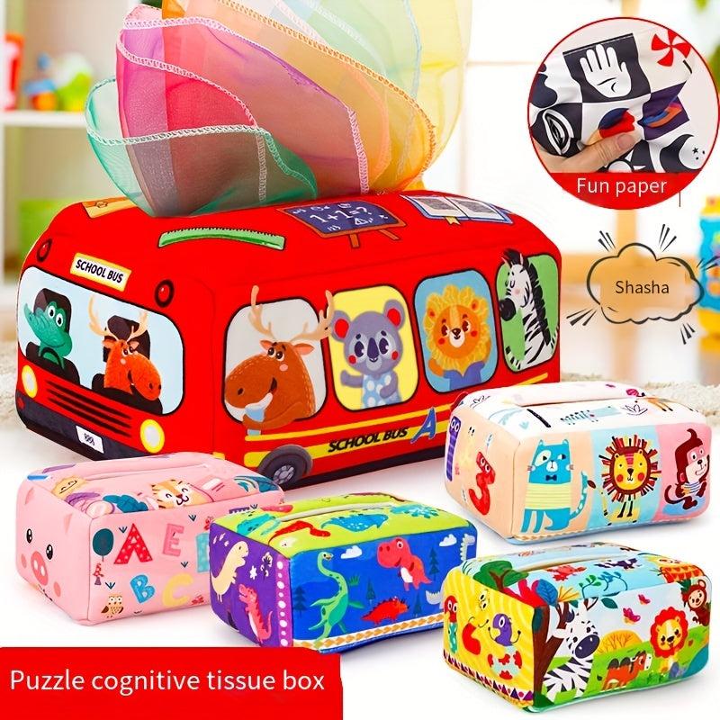 Interactive Music Tissue Box Toy for Kids