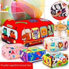 Interactive Music Tissue Box Toy for Kids