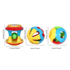 Baby Hand Catch Ball Sensory Toy Jingle Bell Rattle Children's Gift