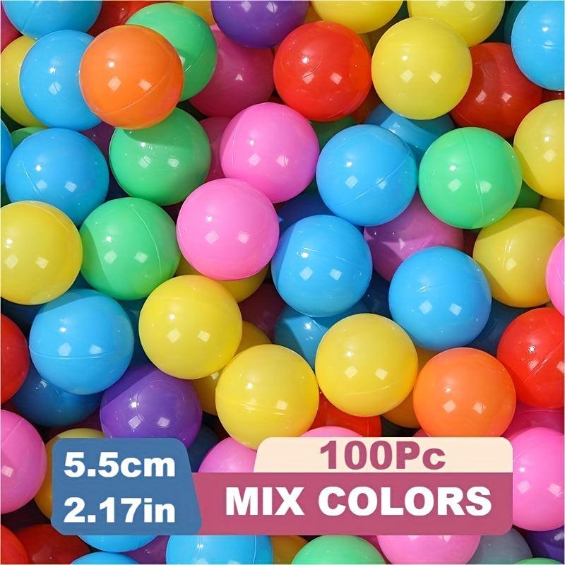 100pcs Ocean Balls Set for Kids' Indoor & Outdoor Playtime