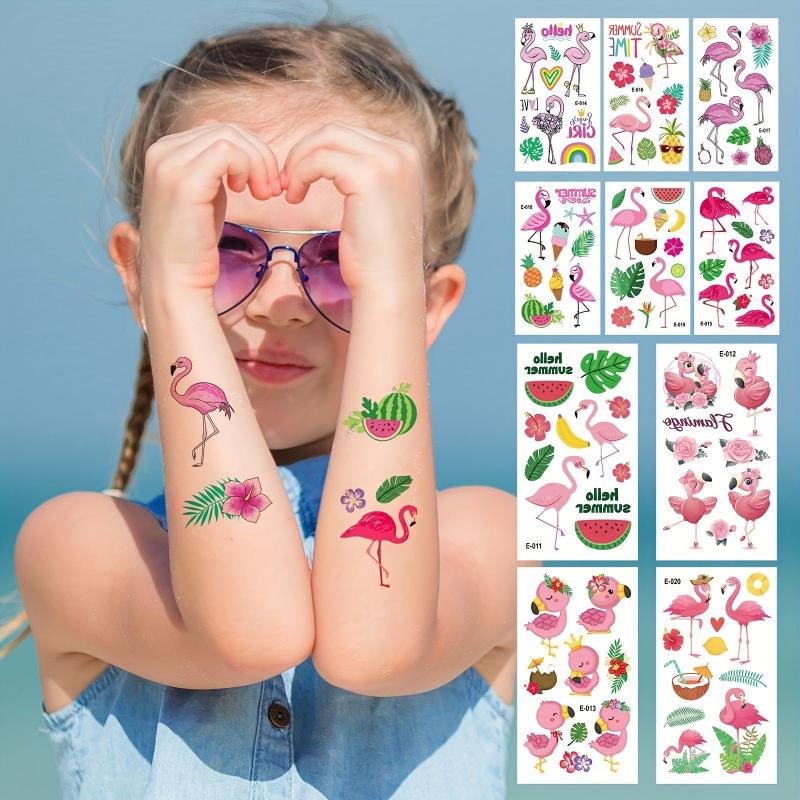 10pcs Animal Tattoo Stickers for Kids' Parties & Get Togethers