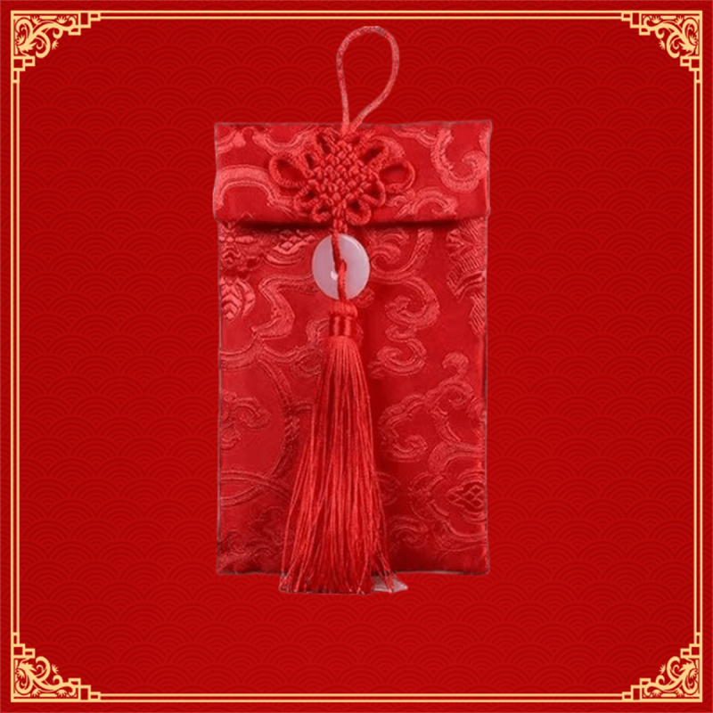 Silk Red Envelopes Lucky Money Pockets for Chinese New Year
