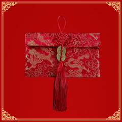 Silk Red Envelopes Lucky Money Pockets for Chinese New Year