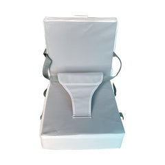 Waterproof Gray Booster Seat with Adjustable Safety Straps